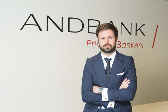 , Javier Sánchez Cortés, nuevo banquero privado en la oficina de Andbank en Zaragoza