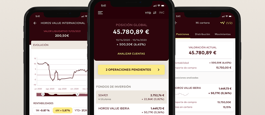 horos, Horos AM lanza junto con Allfunds Digital una aplicación del móvil para sus usuarios